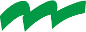 Skrivbredd för grön Artline 50 märkpenna